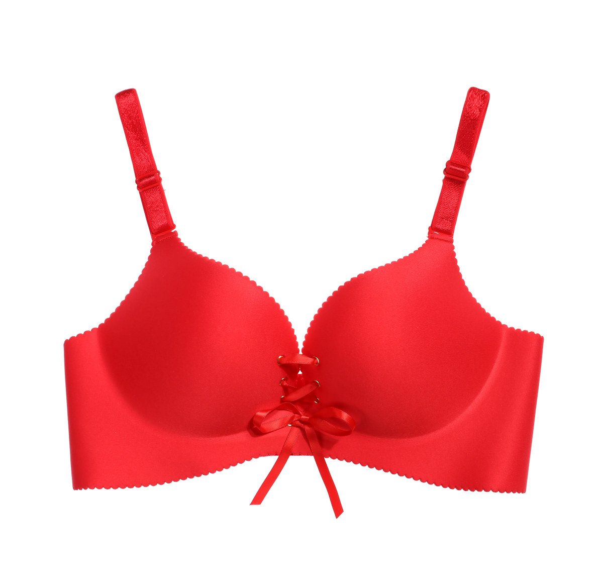 Drawstring Push Up Bra