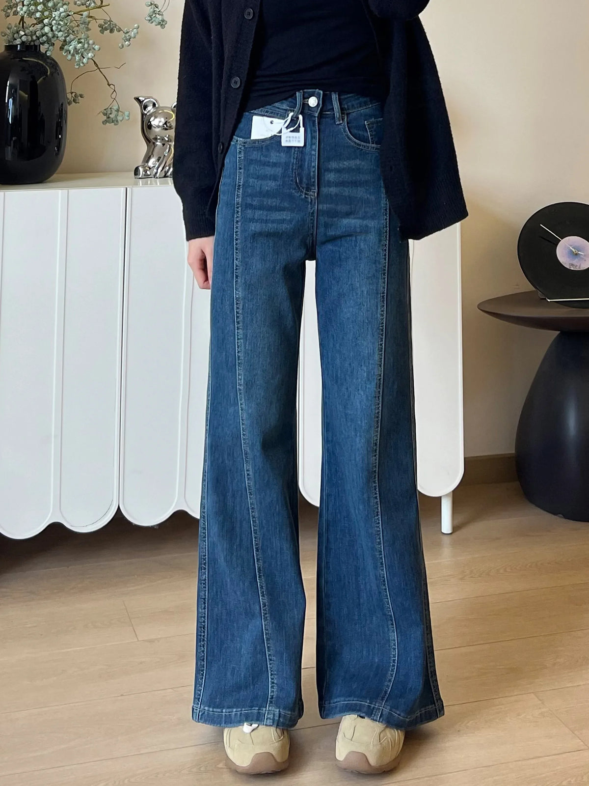 Retro Flared Denim Jeans