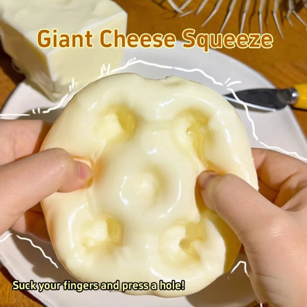 Cheese Cube Squishy Fidget Toy – 6 cm