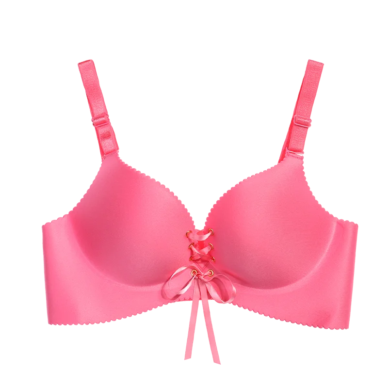 Drawstring Push Up Bra