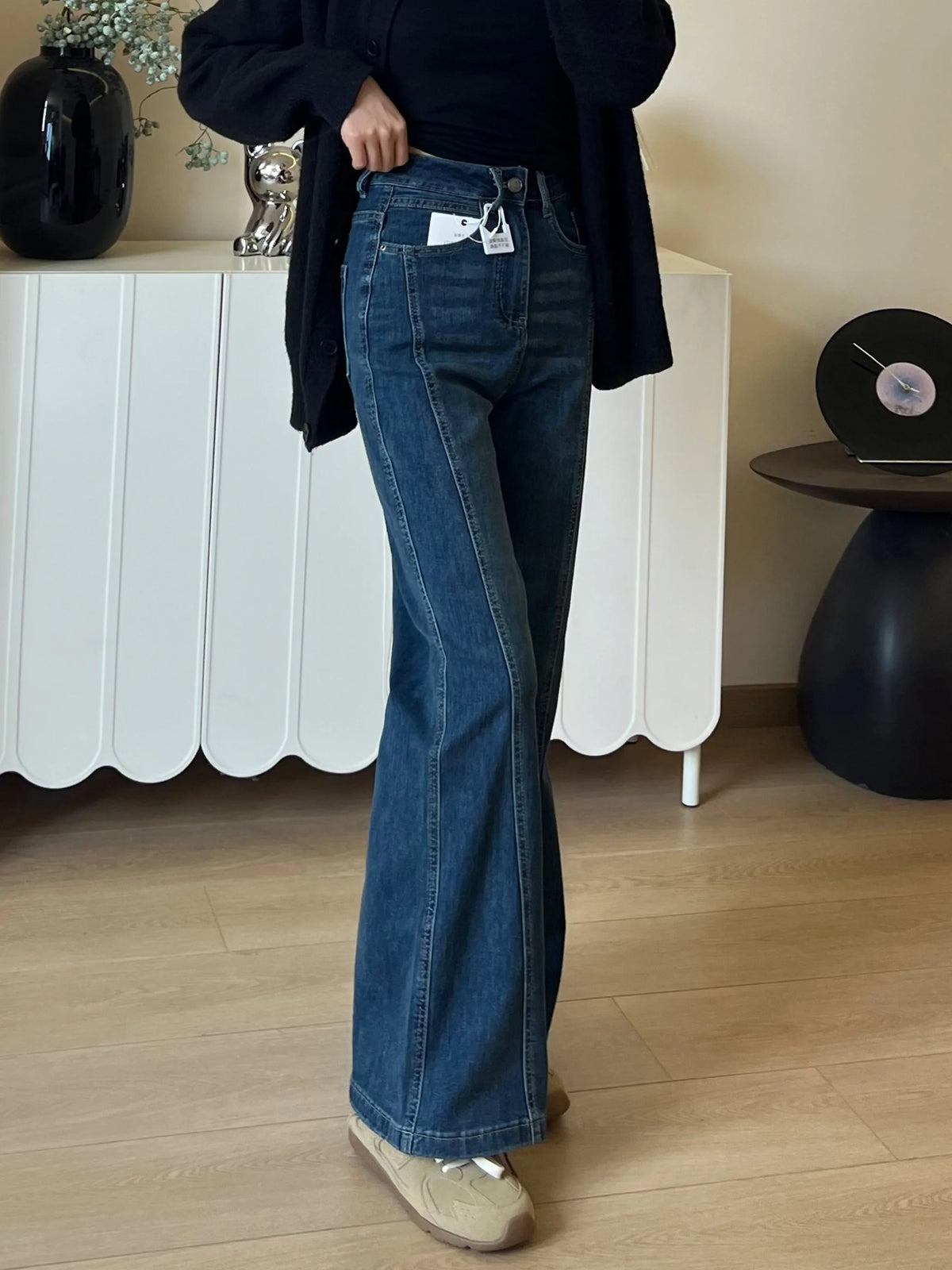 Retro Flared Denim Jeans